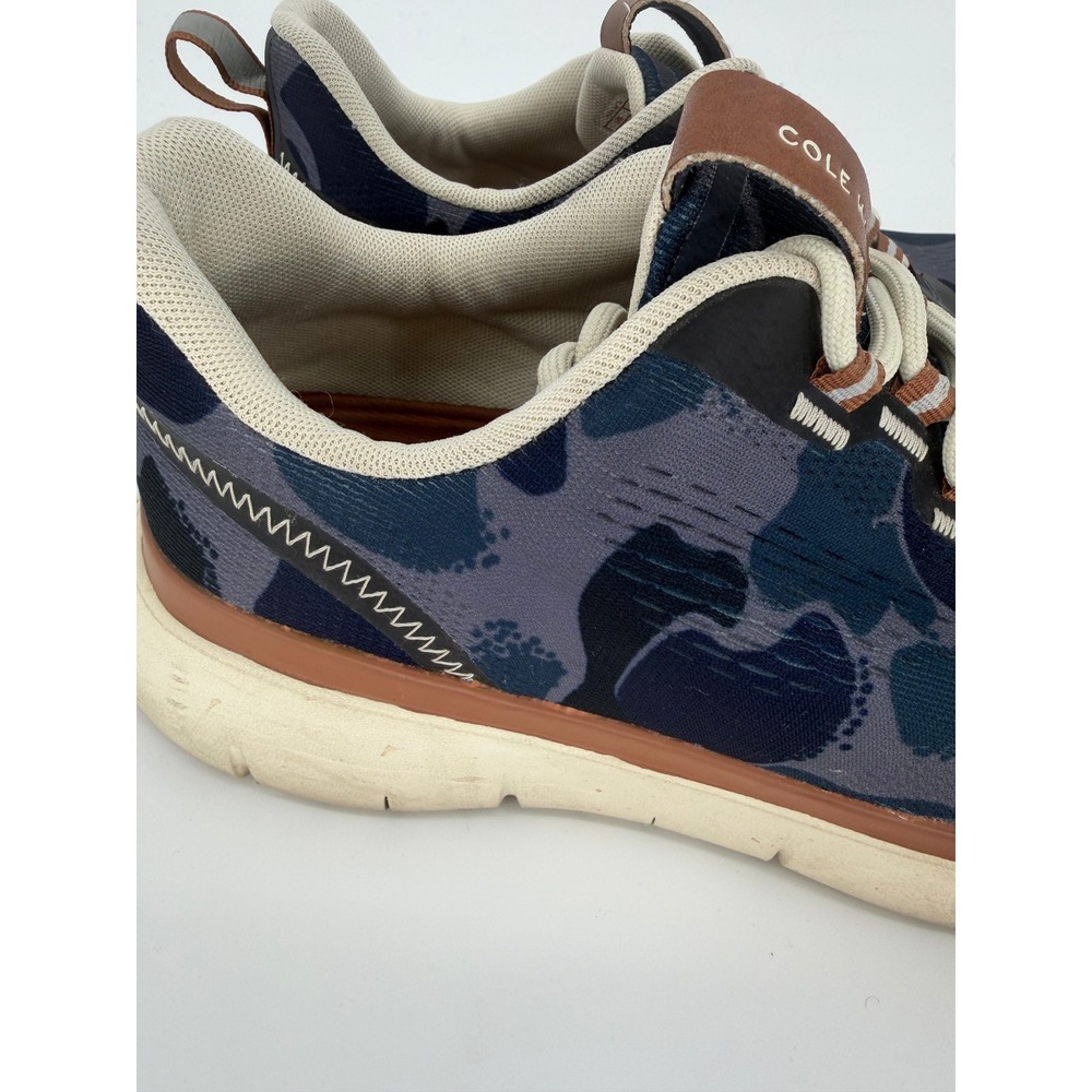 Cole Haan Zerogrand Journey Runner Mens Navy Blue Camo Mesh Sneakers Size 9.5 - Picture 8 of 16